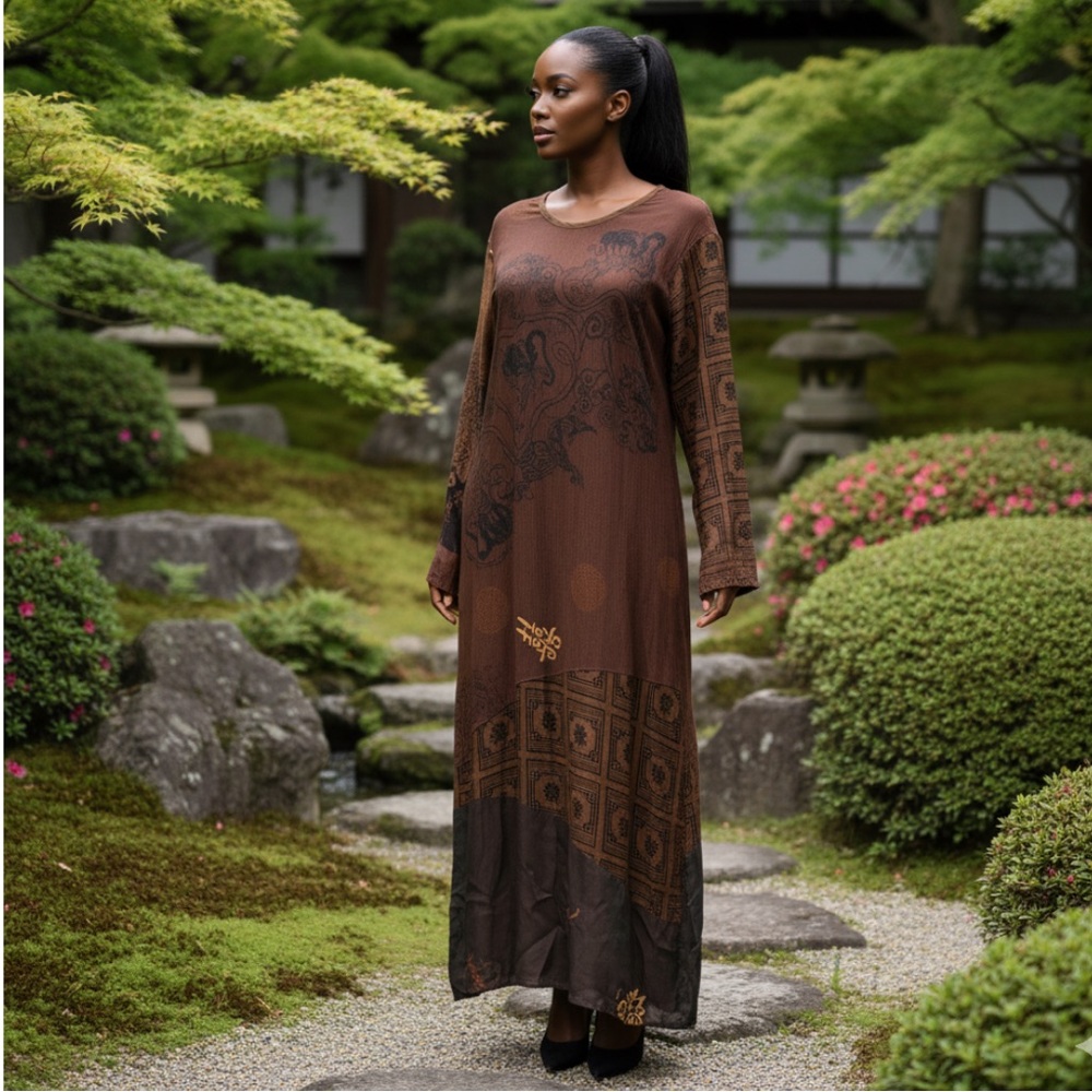 Staley Gretzinger Year of the Dragon Art to Wear Dress - Size Medium